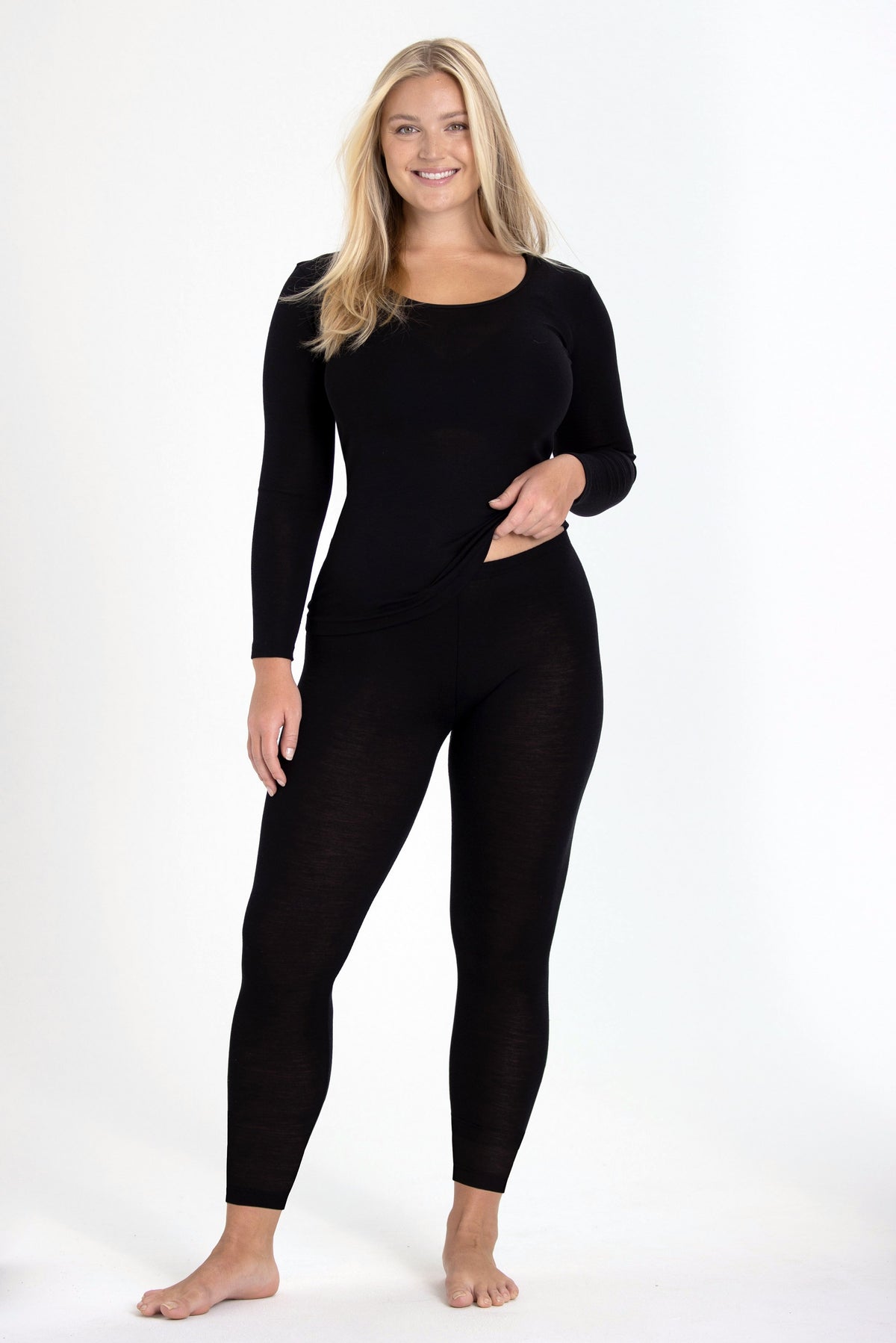 Women's Merino Wool Base Layer Leggings