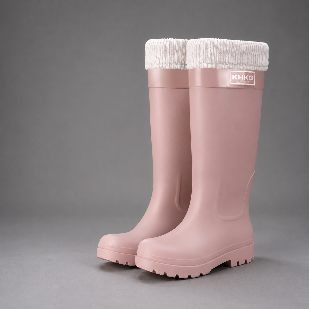 Fleece-Lined Snow Boots in Pink