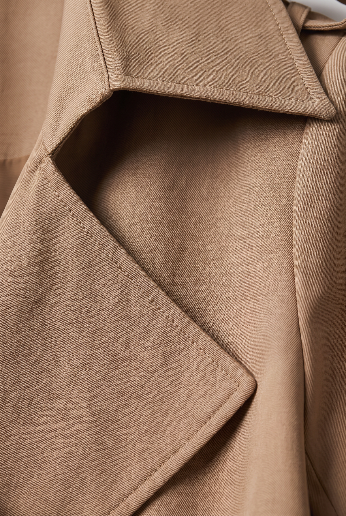Trench Coat Double-Breasted Belted Longline — Women's 5