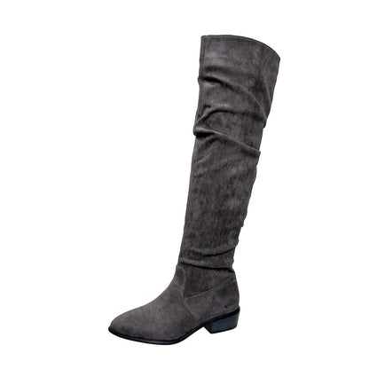 Slouchy Over the Knee Boots