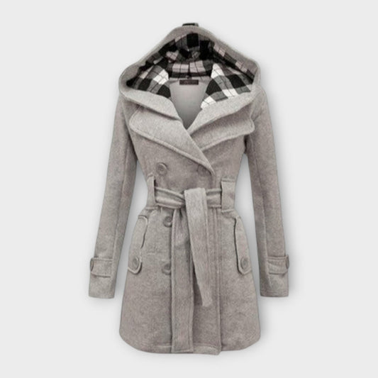 Hooded Belted Coat