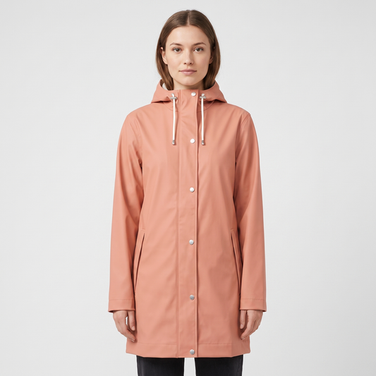 Women's Short Rain Jacket - Ash Rose