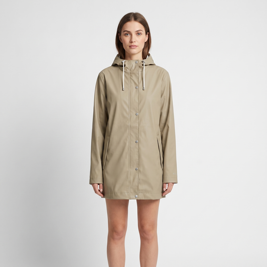 Women's Short Rain Jacket - Coriander