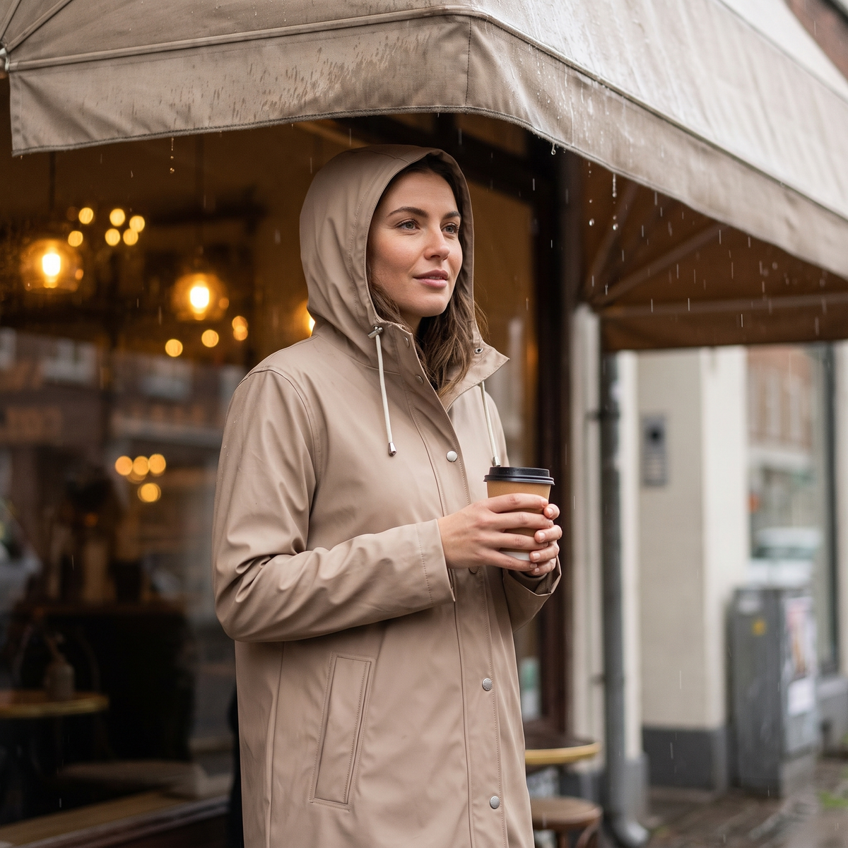 Women's Short Rain Jacket - Atmosphere