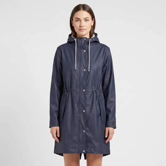 Women's Lightweight Raincoat - Ombre Blue