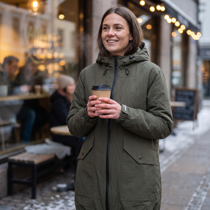 Women's Short Winter Jacket - Wren