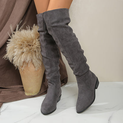 Slouchy Over the Knee Boots