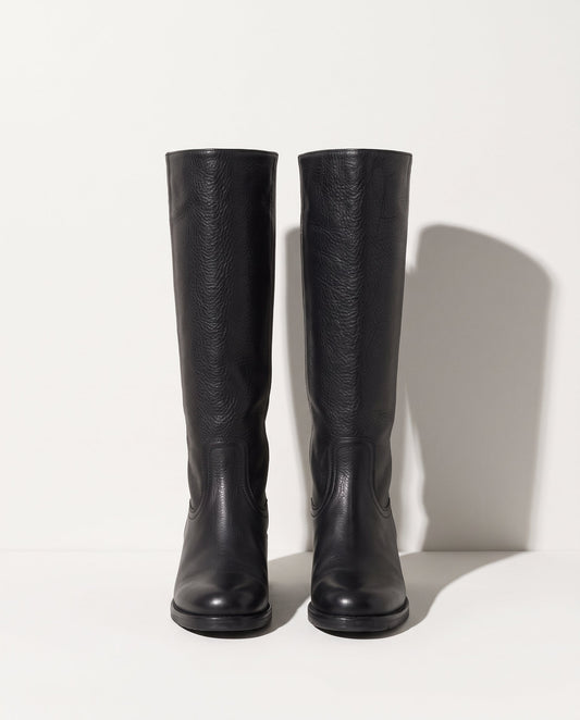 Black Knee High Boots — Wide Fit with Orthopedic Support 1