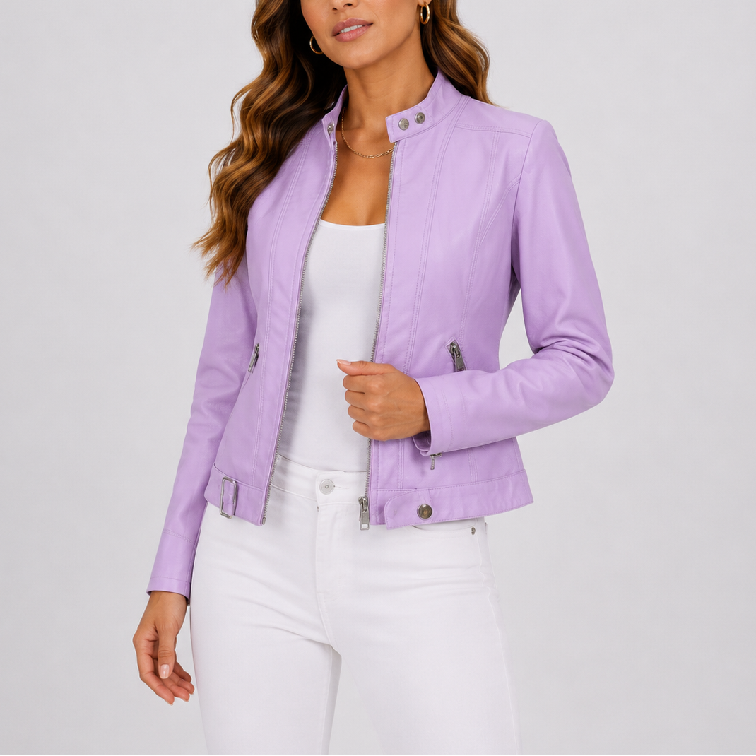 Leather Jackets for Women — Classic PU Vegan Leather 2