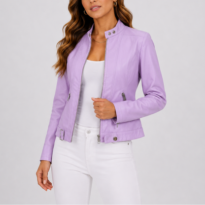 Leather Jackets for Women — Classic PU Vegan Leather 2