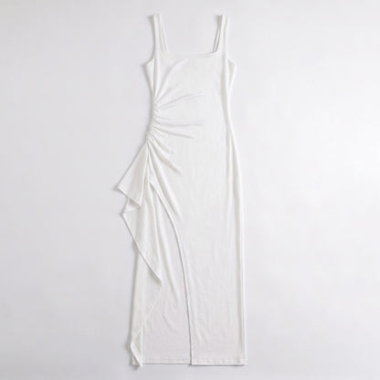 Maxi Dresses Bodycon Open Back with Side Leg Split 2