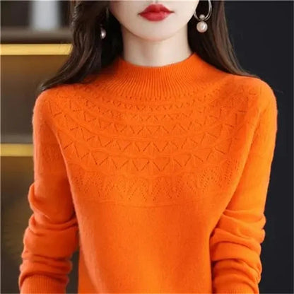 Round-Neck Ribbed Knit Top