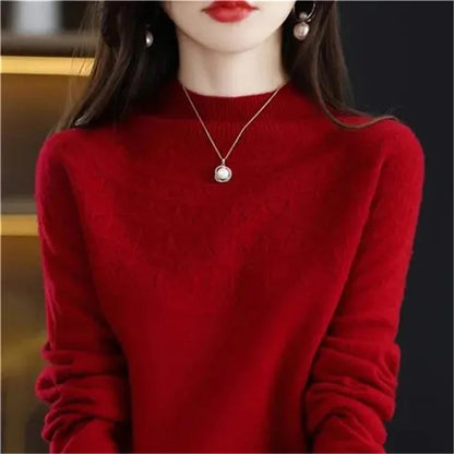 Round-Neck Ribbed Knit Top
