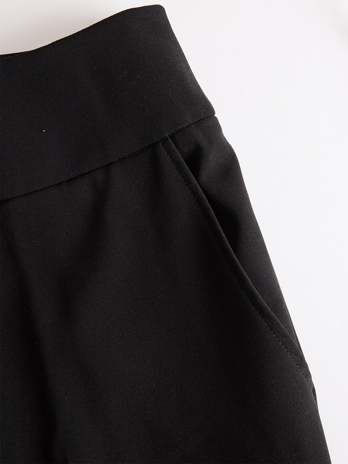 Wide Leg Jumpsuit with Sheer Puff Sleeves — Floor Length 6