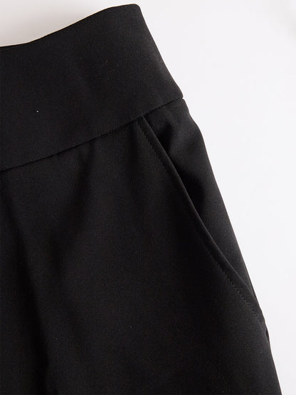 Wide Leg Jumpsuit with Sheer Puff Sleeves — Floor Length 6