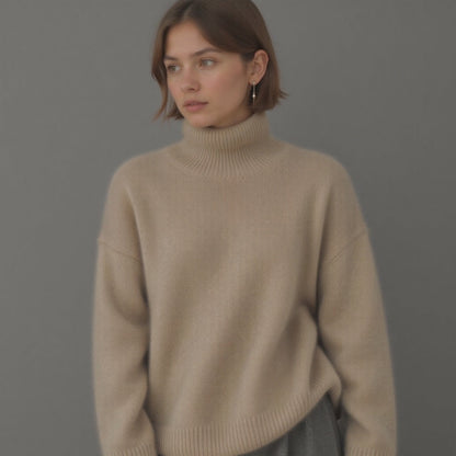 Womens Oversized Roll Neck Jumper — Sizes XS to 3XL 3